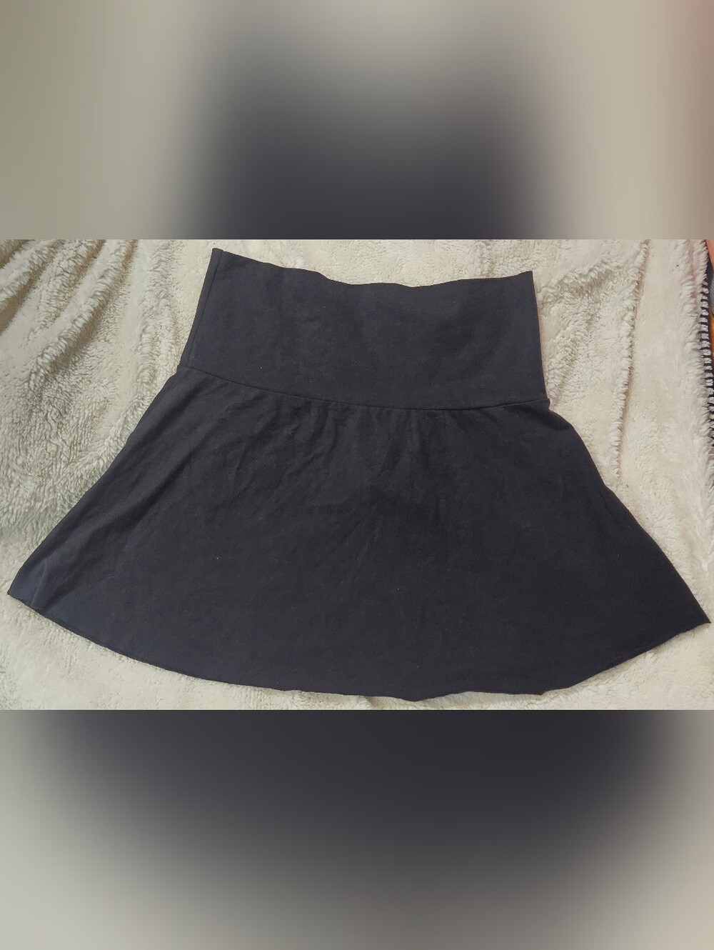 NWT Brandy Melville Black Starla Mini Skirt - One Size